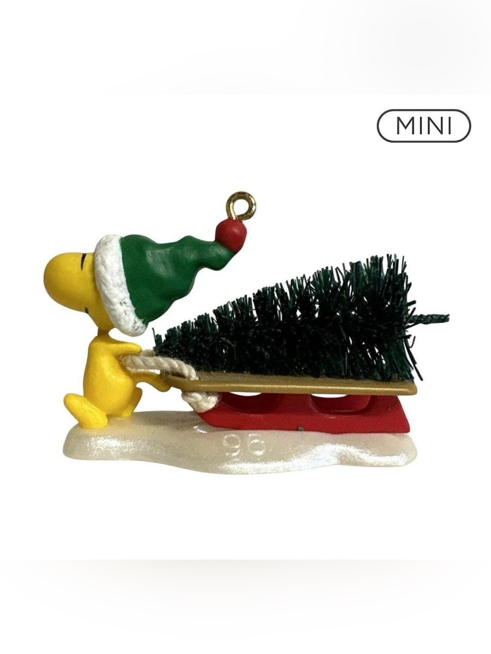 1996 A Tree for Peanuts Woodstock Ornament with Green Hat